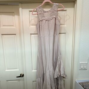 Joyfolie lace back dress